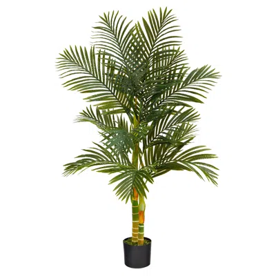 Homplanti 5' Golden Cane Artificial Palm Tree
