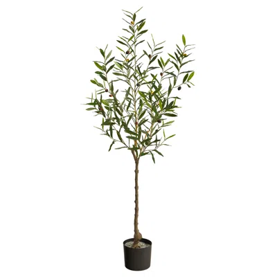 Homplanti 5' Olive Artificial Tree
