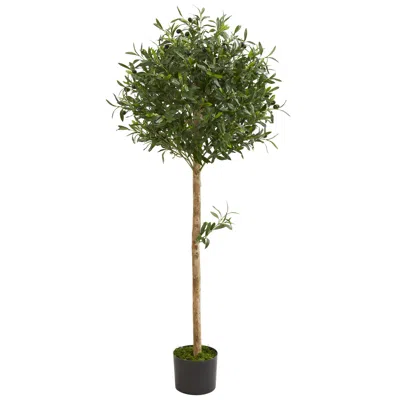 Homplanti 5' Olive Topiary Artificial Tree