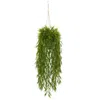 Homplanti 50" Mini Bamboo Artificial Plant In Hanging Metal Bucket