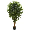 Homplanti 5.5' Ficus Artificial Tree