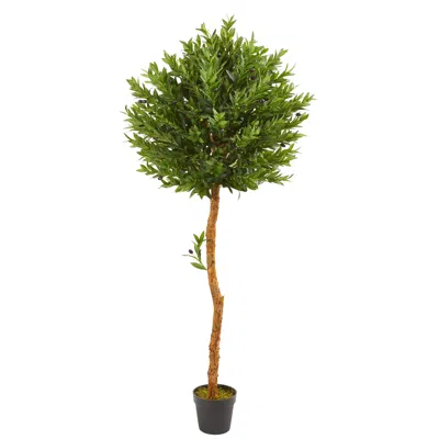 Homplanti 5.5' Olive Artificial Tree Uv Resistant (indoor/outdoor)