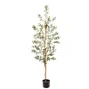 Homplanti 5.5' Olive Artificial Tree With 690 Leaves