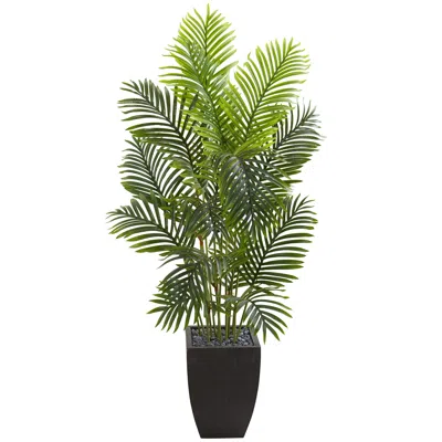 Homplanti 5.5' Paradise Palm Artificial Tree In Square Planter