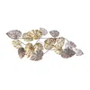 Homplanti 5.5' X 2' Scattered Metal Leaves Wall Art Decor