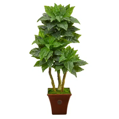 Homplanti 57" Bird Nest Tree In Planter Uv Resistant (indoor/outdoor)