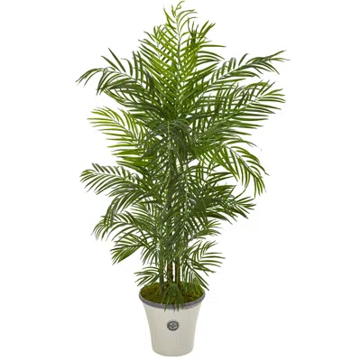 Homplanti 6' Areca Palm Tree In Planter Uv Resistant (indoor/outdoor)