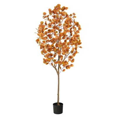 Homplanti 6' Autumn Eucalyptus Artificial Tree