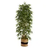 Homplanti 6' Bamboo Tree With 1024 Branches In Natural Cotton Planter