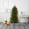 Homplanti 6' Belgium Fir Christmas Tree With 300 Clear Led Lights