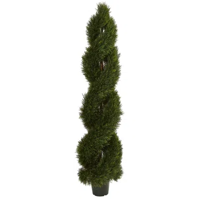 Homplanti 6' Double Pond Cypress Spiral Top Uv Res (indoor/outdoor)