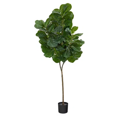 Homplanti 6' Fiddle Leaf Fig Artificial Tree