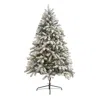 Homplanti 6' Flckd South Carolina Xmas Tree W/450 Lights & 925 Tips