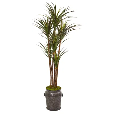 Homplanti 6' Giant Yucca Artificial Tree In Planter Uv Resistant