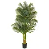 Homplanti 6' Golden Cane Artificial Palm Tree