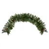 Homplanti 6' Pines Pinecones Christmas Garland W/150 Lvs & 50 Led's