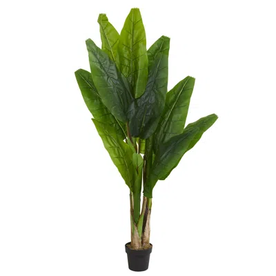 Homplanti 6' Triple Stalk Banana Artificial Tree