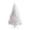 Homplanti 6' White Artificial Christmas Tree With 250 Led And 680 Tips
