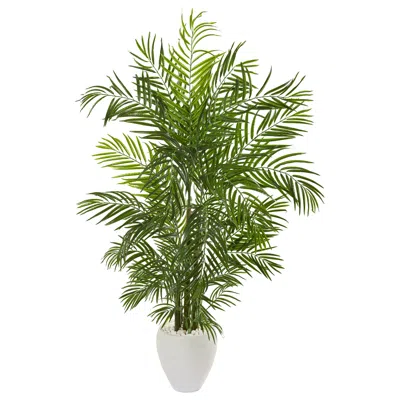 Homplanti 64" Areca Palm Tree In Planter Uv Resistant (indoor/outdoor)