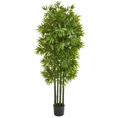 Homplanti 64" Bamboo Tree With Green Trunks Uv Resist(indoor/outdoor)