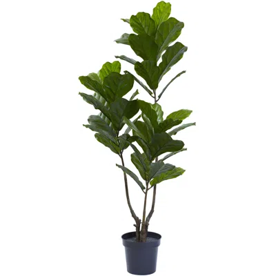 Homplanti 65" Fiddle Leaf Tree Uv Resistant (indoor/outdoor)
