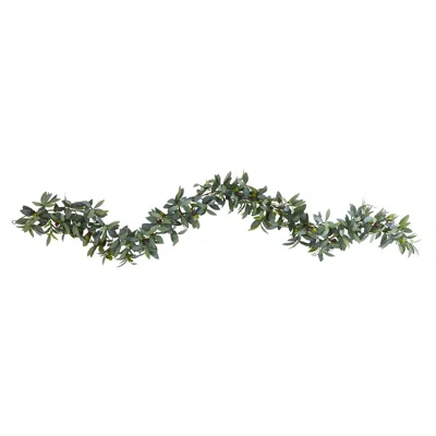 Homplanti 6.5' Olive Artificial Garland