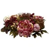 Homplanti 6.5" Peony Hydrangea Candelabrum