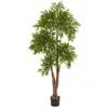 Homplanti 69" Ruscus Artificial Tree Uv Resistant (indoor/outdoor)
