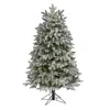 Homplanti 7' Flk Colorado Fir Xmas Tree Is/cn 300 Md/mf Leds & 511 T