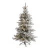 Homplanti 7' Flkd West Virginia Spruce Xmas Tree W/400 Lts & 1468 Tips