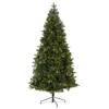 HOMPLANTI 7' GRAND TETON FLAT BACK XMAS TREE W/220 LEDS AND 953 TIPS