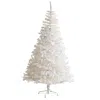 Homplanti 7' White Artificial Christmas Tree With 1000 Tips