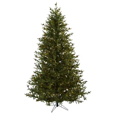 Homplanti 7.5' Classic Christmas Tree W/1410 Tips & 500 Clear Lights