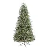 Homplanti 7.5' Snow Tipped Clermont Xmas Tree W/600 Leds & 1784 Tips