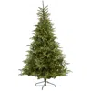 Homplanti 8' North Carolina Spruce Xmas Tree W/650 Leds & 1303 Tips