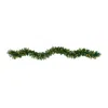 Homplanti 9' Christmas Artificial Garland With 50 Clear Leds Lights