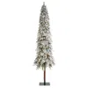 Homplanti 9' Flocked Grand Alpine Xmas Tree W/600 Lights & 1183 Tips