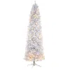 Homplanti 10' Slim White Christmas Tree With 800 Lights And 2420 Tips