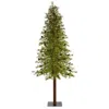 Homplanti 9' Wyoming Alpine Christmas Tree With 300 Clear Led Lights