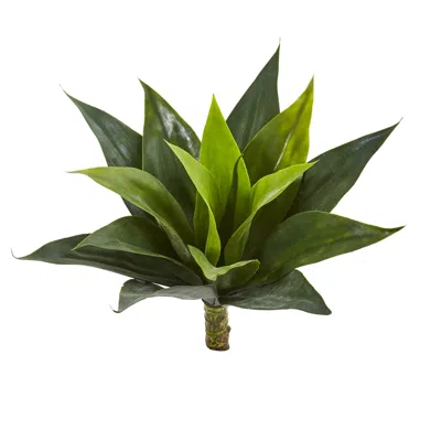 Homplanti Agave Succulent Artificial Plant (set Of 6) 13" In Green