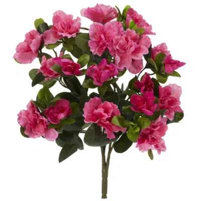 Homplanti Azalea Artificial Plant (set Of 4) 13" In Brown