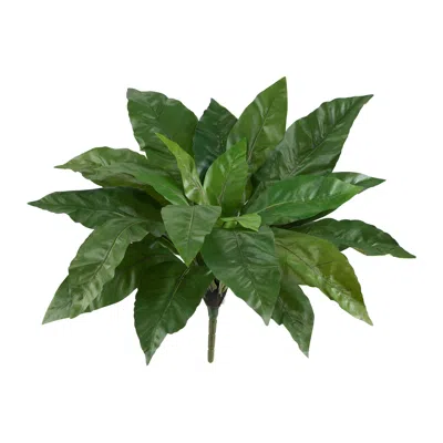 Homplanti Bird's Nest Fern Artificial Plant (set Of 3) 23" In Green