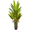 Homplanti Bird Of Paradise Artificial Plant 4.5"