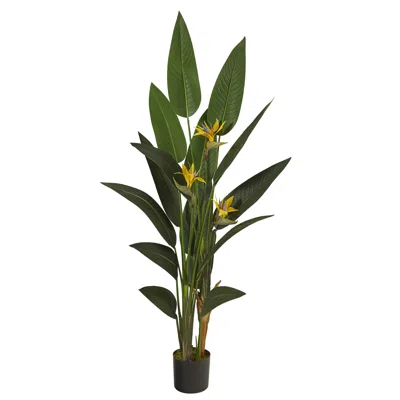 Homplanti Bird Of Paradise Artificial Plant 6'
