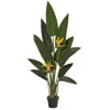 Homplanti Bird Of Paradise Artificial Plant (real Touch) 4.5'