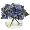 Homplanti Blooming Hydrangea W/vase