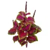 Homplanti Coleus Bush Artificial Plant (set Of 6) 23"