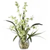 Homplanti Dancing Lady Orchid Liquid Illusion Silk Flower Arrangement