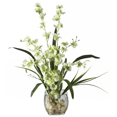 Homplanti Dancing Lady Orchid Liquid Illusion Silk Flower Arrangement
