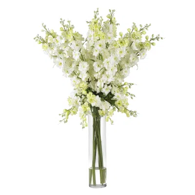 Homplanti Delphinium Arrangement White